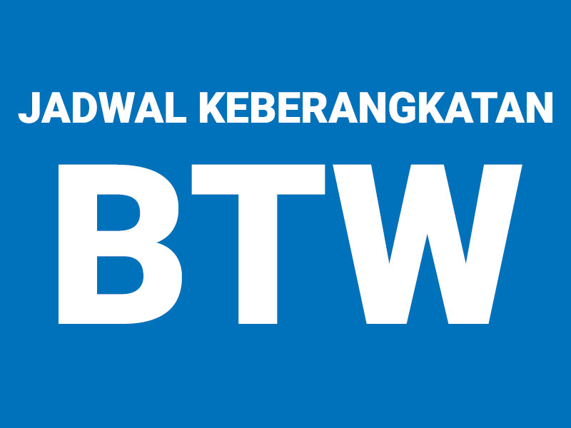 Jadwal Keberangkatan Bandara Batu Licin (BTW)